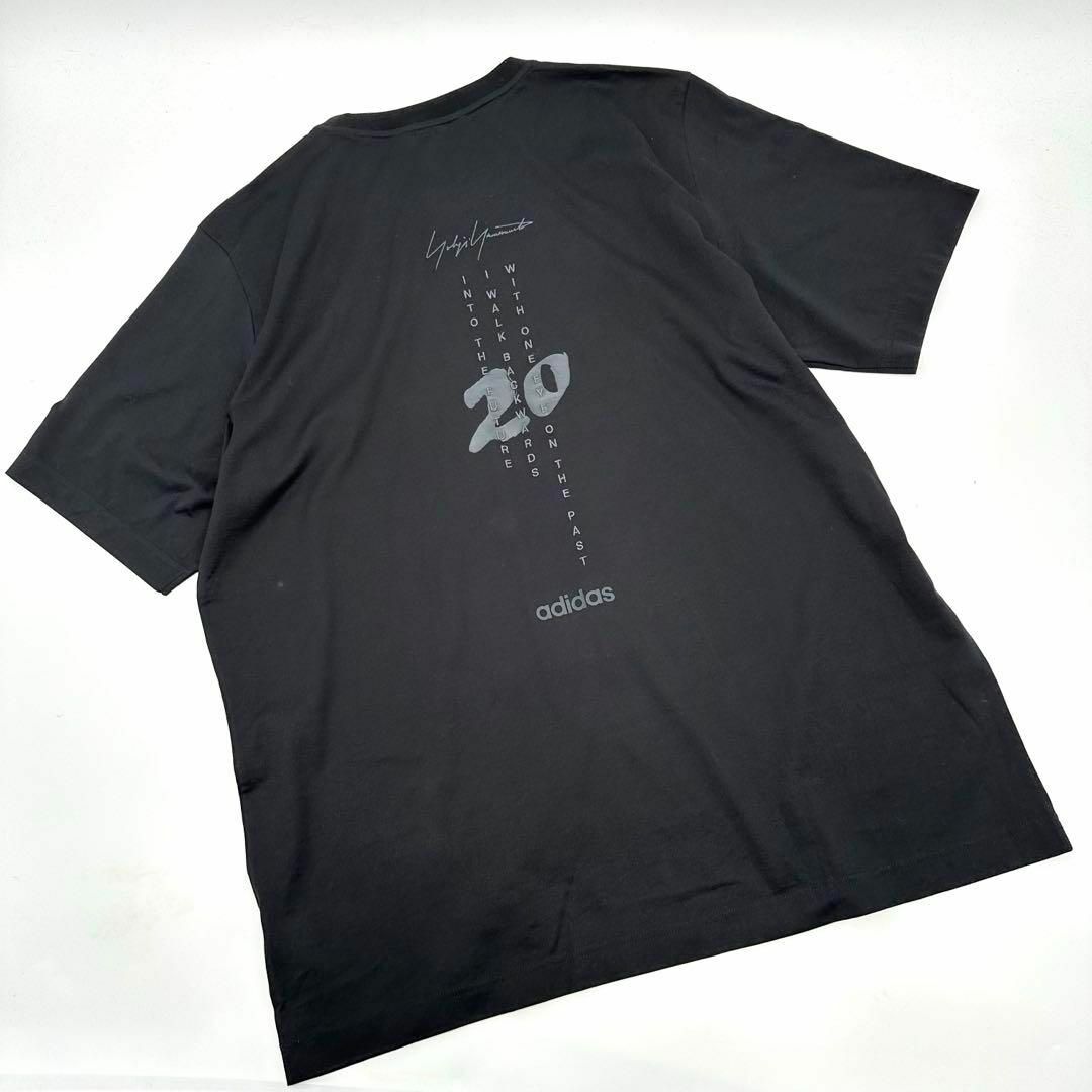 Y-3(ワイスリー)の【激レアサイズ2XL】Y-3 ワイスリー 20周年記念 バック 刺繍ロゴTシャツ メンズのトップス(Tシャツ/カットソー(半袖/袖なし))の商品写真