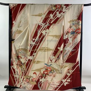 振袖 身丈160.5cm 裄丈68cm 正絹 名品 【中古】(着物)