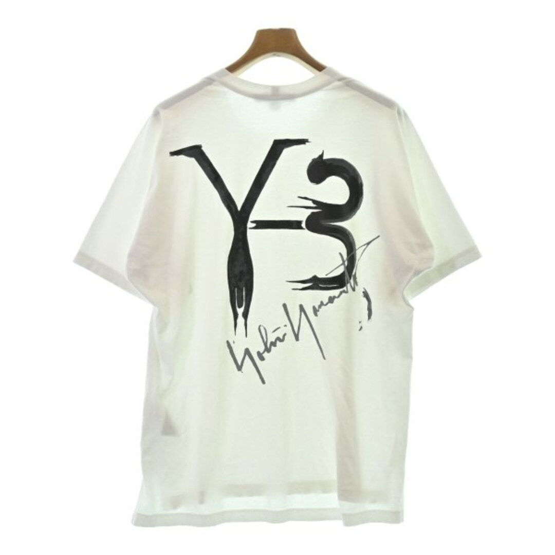 Y-3(ワイスリー)のY-3 ワイスリー Tシャツ・カットソー XS 白 【古着】【中古】 メンズのトップス(Tシャツ/カットソー(半袖/袖なし))の商品写真