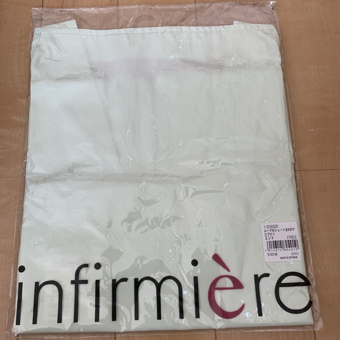 infirmiere(アンファミエ)のショート丈エプロン看護 レディースのファッション小物(その他)の商品写真