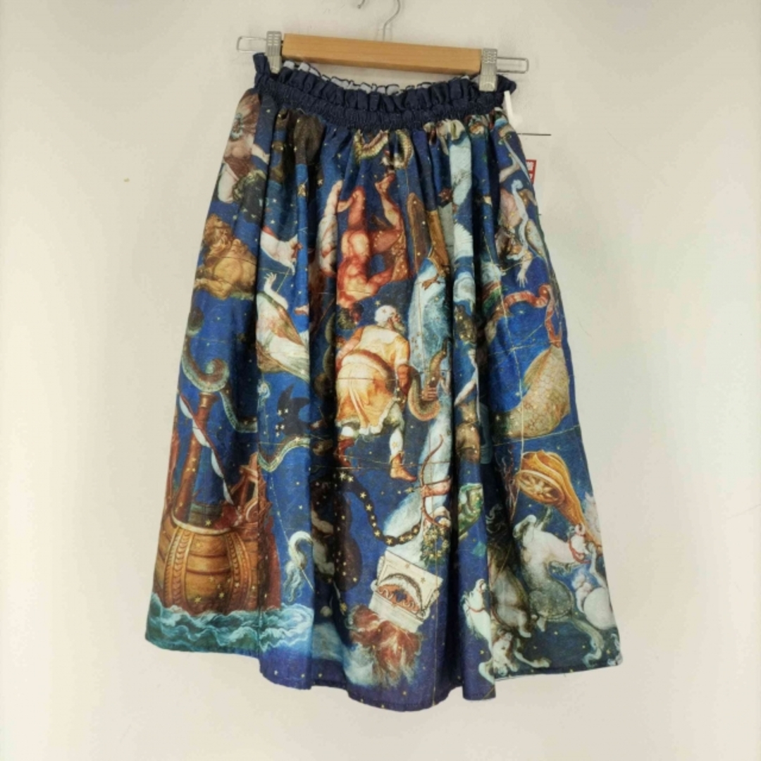 USED古着(ユーズドフルギ) 壁画プリントボリュームスカート レディース レディースのスカート(その他)の商品写真
