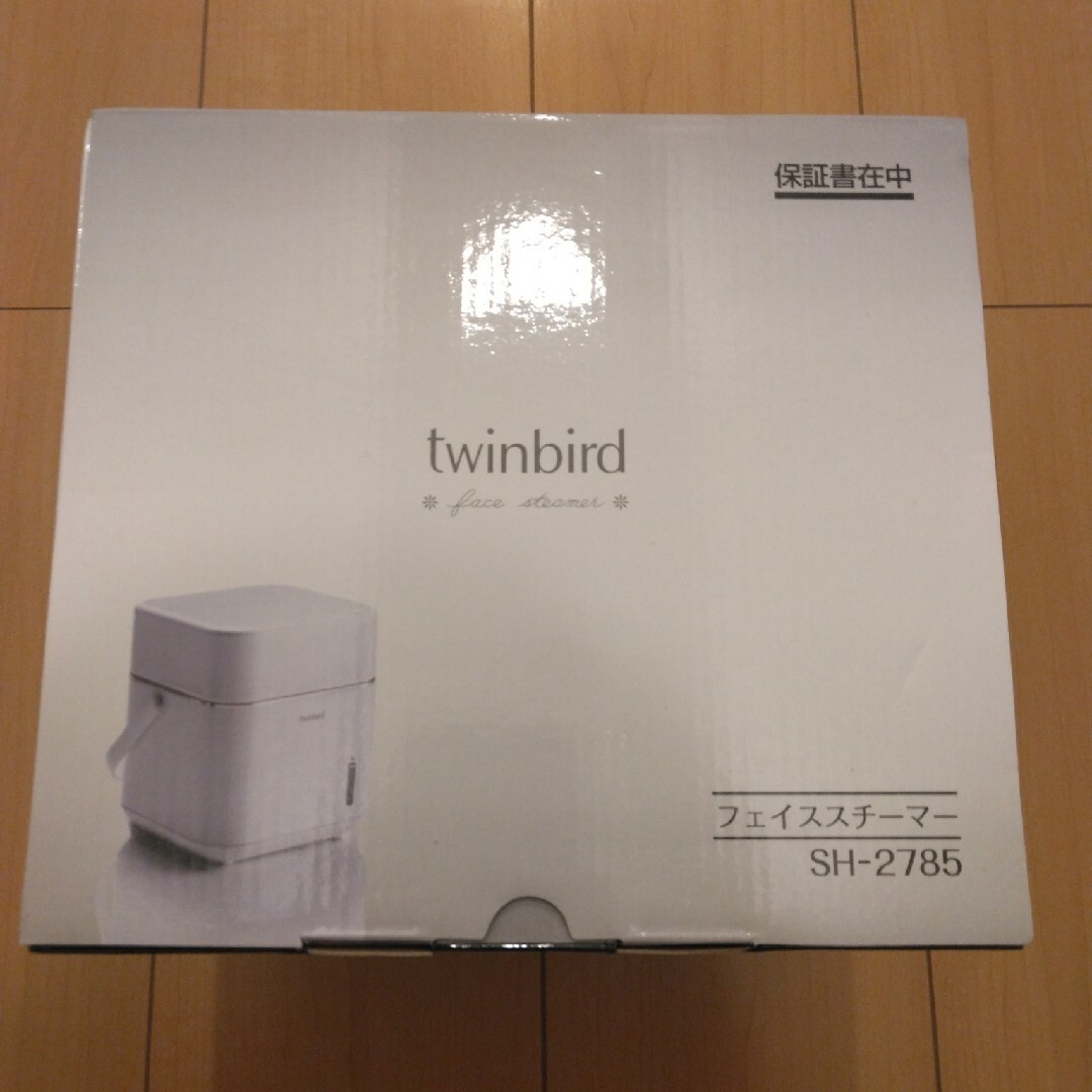 TWINBIRD(ツインバード)の★未使用、未開封★　ツインバード　フェイススチーマー　SH-2785Ｗ スマホ/家電/カメラの美容/健康(フェイスケア/美顔器)の商品写真