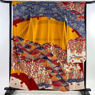 振袖 身丈158cm 裄丈63cm 正絹 逸品 【中古】(着物)