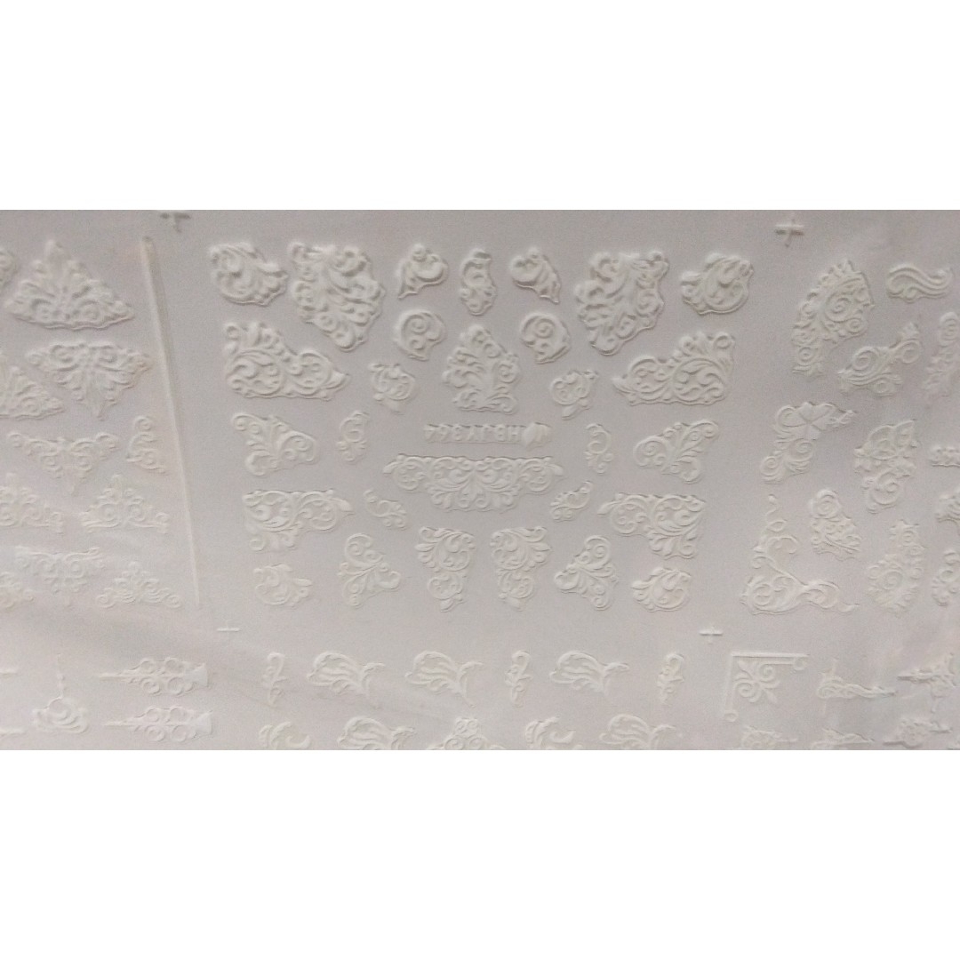 ネイルアクセサリーシール(全て白色) コスメ/美容のネイル(ネイル用品)の商品写真