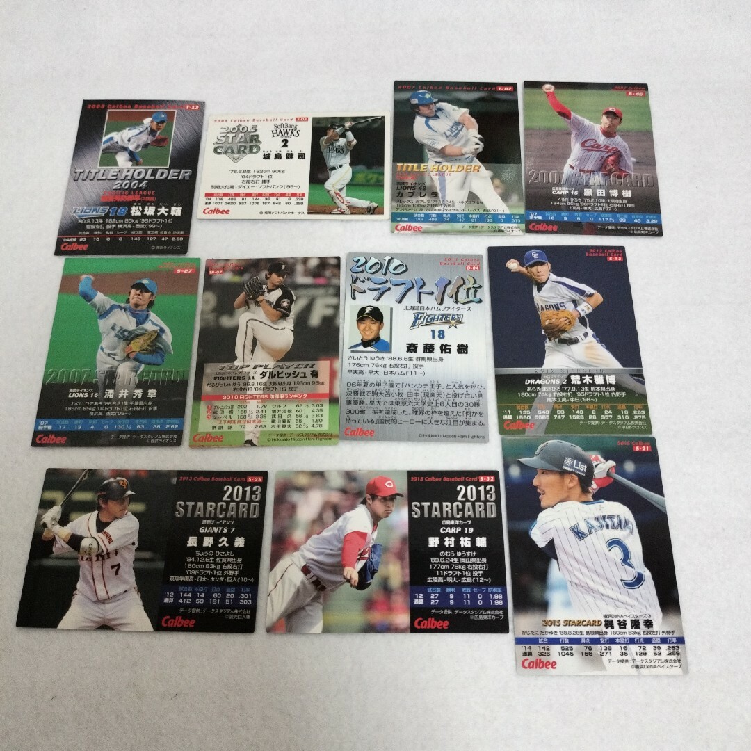 プロ野球チップス　カード　11枚 エンタメ/ホビーのトレーディングカード(その他)の商品写真