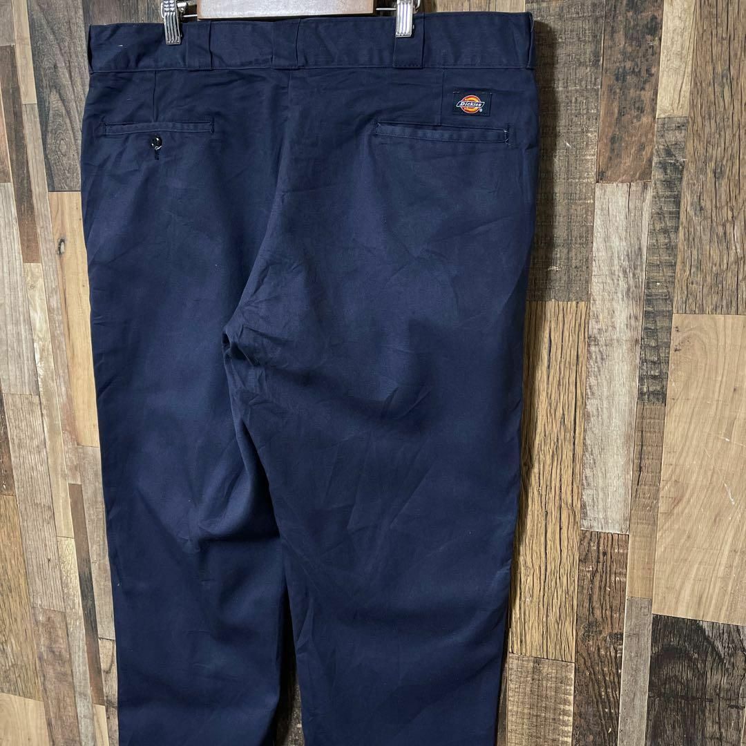 Dickies(ディッキーズ)のワーク ディッキーズ メンズ チノ 40 2XL ネイビー パンツ 古着 90s メンズのパンツ(ワークパンツ/カーゴパンツ)の商品写真