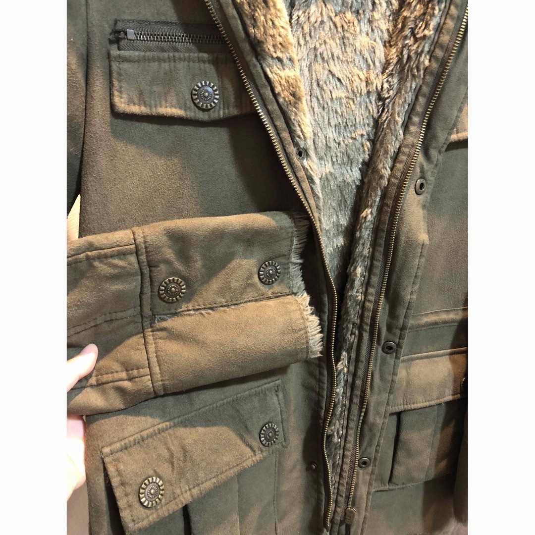 セシルマクビー　フェイクファーコート レディースのジャケット/アウター(毛皮/ファーコート)の商品写真