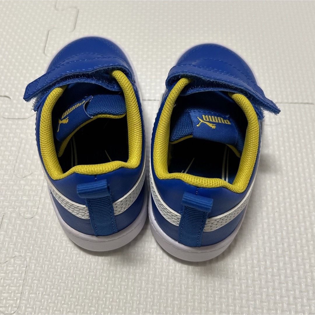 PUMA(プーマ)の新品　PUMA ベビーシューズ　14㎝　ブルー キッズ/ベビー/マタニティのベビー靴/シューズ(~14cm)(スニーカー)の商品写真