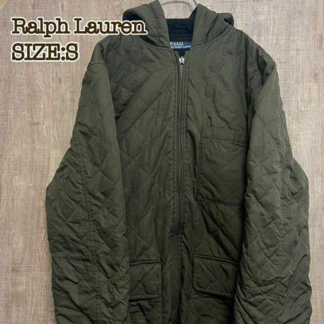 Ralph Lauren ラルフローレン　キルティングジャケット　カーキ　S メンズのジャケット/アウター(ブルゾン)の商品写真
