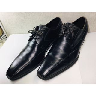 アオキ(AOKI)の【走れる革靴】 26.5cm 3E 超軽量 制菌はっ水加工 黒 LES MUES(ドレス/ビジネス)