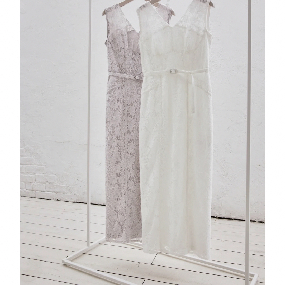 新品herliptoWaltz Floral Lace Belted Dress レディースのワンピース(ロングワンピース/マキシワンピース)の商品写真