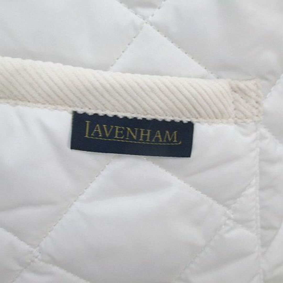 LAVENHAM(ラベンハム)のLAVENHAM キルティングベスト 6/34 白系 ホワイト  レディースのトップス(ベスト/ジレ)の商品写真