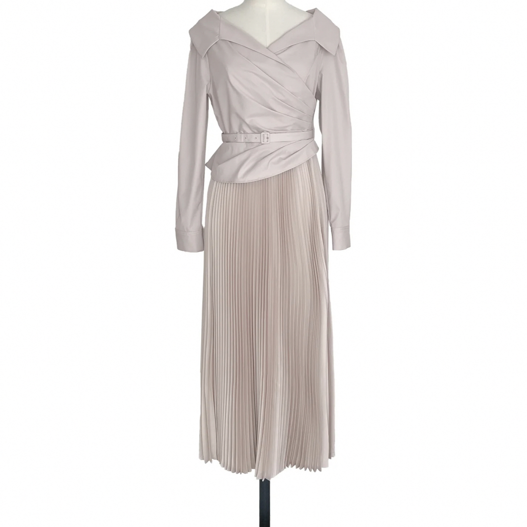 herlipto新品Cache-Coeur Belted Shirt Dress レディースのワンピース(ロングワンピース/マキシワンピース)の商品写真