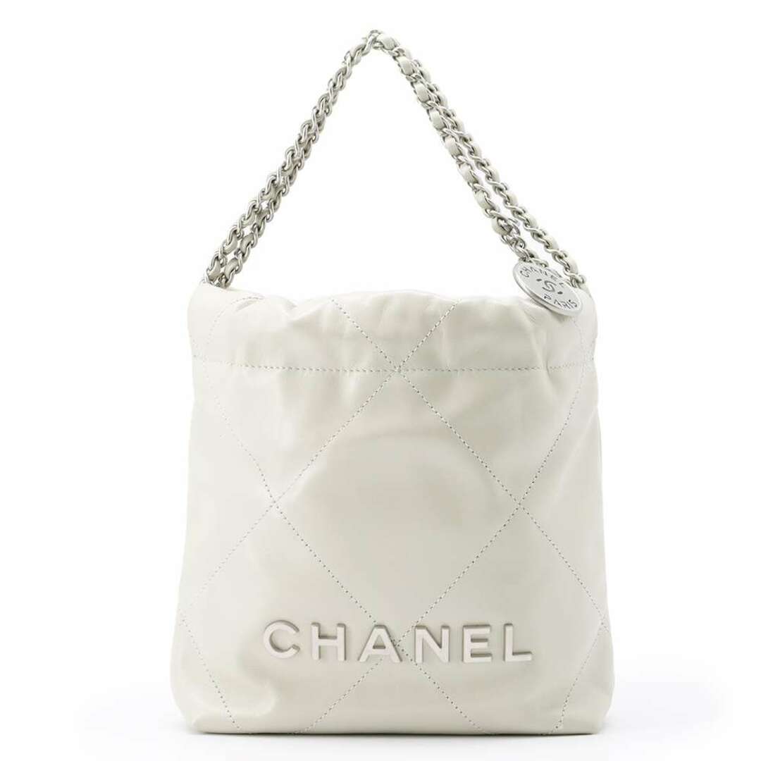 CHANEL(シャネル)のシャネル ハンドバッグ CHANEL 22 ミニ ココマーク シャイニーカーフレザー AS3980 2wayショルダー レディースのバッグ(ハンドバッグ)の商品写真