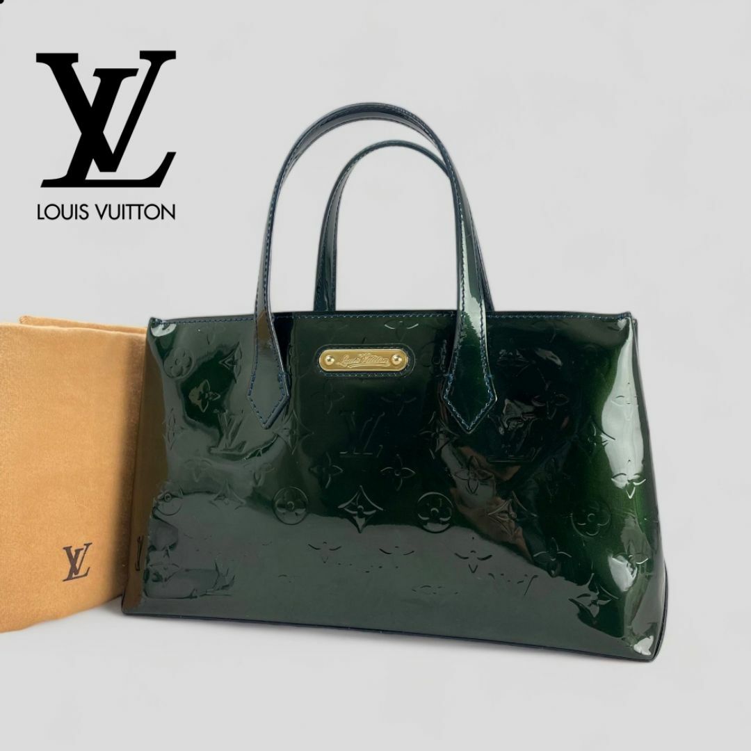 LOUIS VUITTON(ルイヴィトン)の■ルイ・ヴィトン■ ヴェルニ ウィルシャーPM ハンドバッグ ブルーニュイ レディースのバッグ(ハンドバッグ)の商品写真