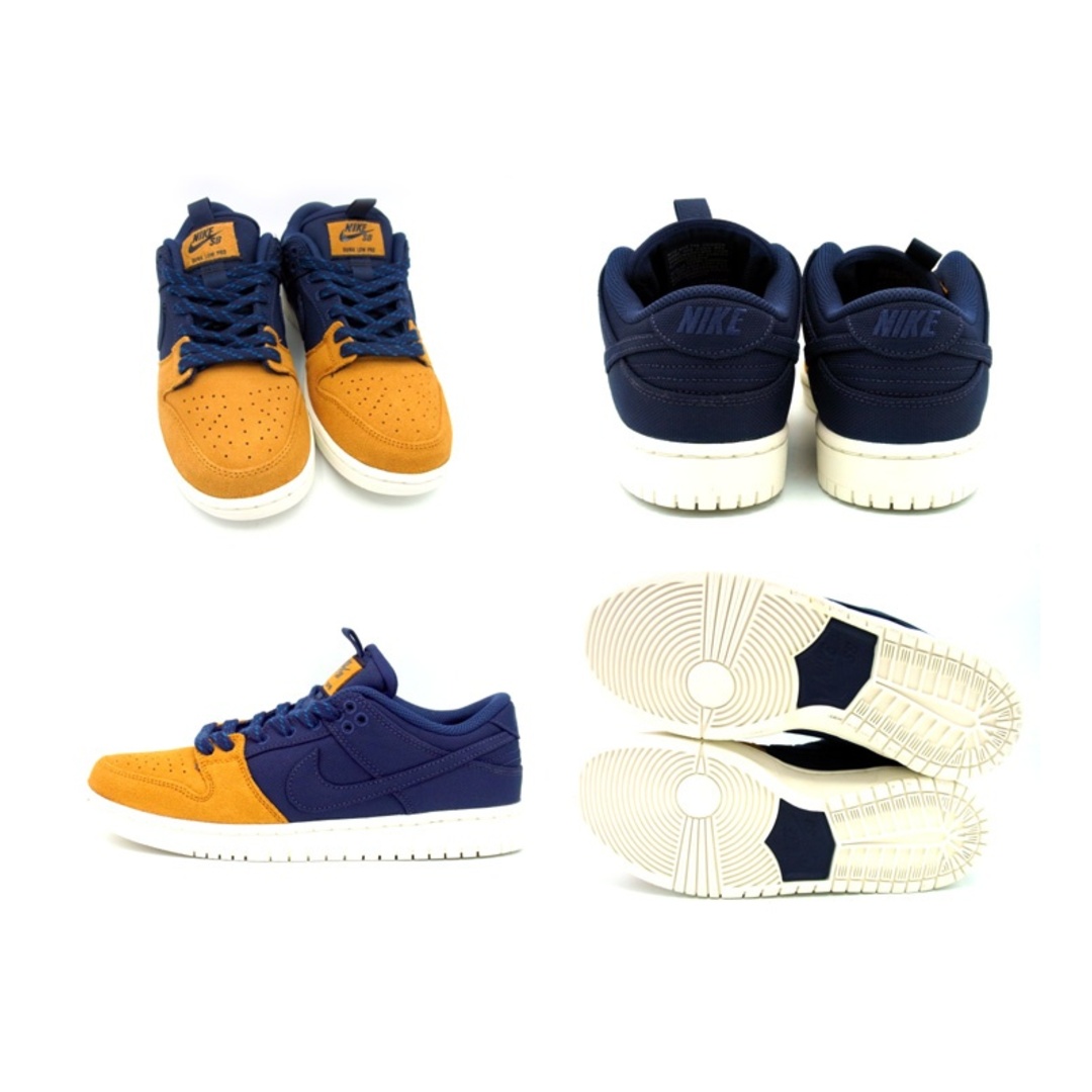 NIKE(ナイキ)のナイキ NIKE ■ 【 SB DUNK LOW Desert Ochre and Midnight Navy DX6775 400 】 SB ダンク ロー デザート オークル アンド ミッドナイト ネイビー スニーカー f21940 メンズの靴/シューズ(スニーカー)の商品写真