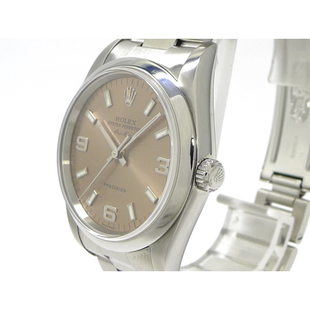 ROLEX(ロレックス)のROLEX エアキング 自動巻き SS ピンク文字盤 369 P番 14000 メンズの時計(腕時計(アナログ))の商品写真