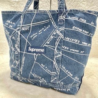 Supreme - 希少 Supreme シュプリーム Gonz Map デニムトート 19SS