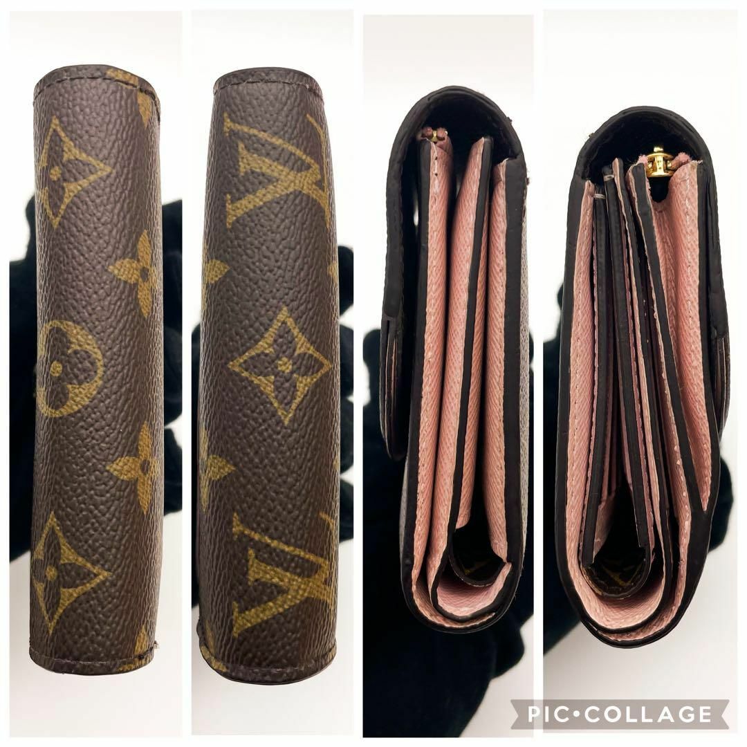 LOUIS VUITTON(ルイヴィトン)のルイヴィトン　モノグラム　アリアンヌ　ローズバレリーヌ　三つ折り財布　147 レディースのファッション小物(財布)の商品写真