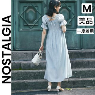 &.NOSTALGIA - 【NOSTALGIA】ノスタルジア 美品 一度着用 ロングワンピース 楊柳