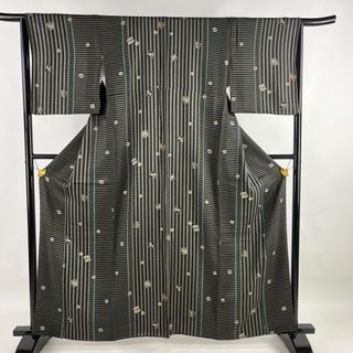 小紋 身丈162cm 裄丈65cm 正絹 名品 【中古】(着物)