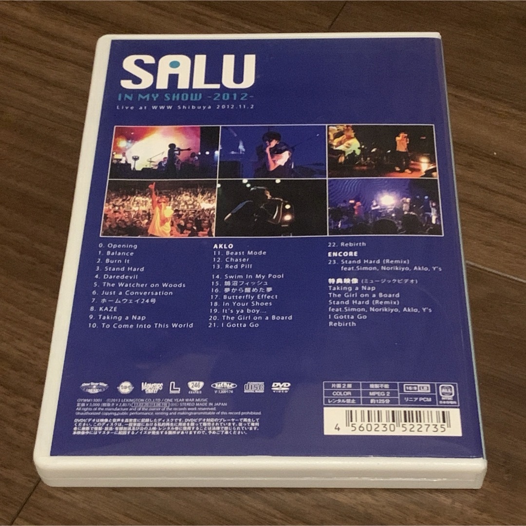 SALU【 "ファーストワンマンLIVE IN MY SHOW" -2012-】 エンタメ/ホビーのDVD/ブルーレイ(ミュージック)の商品写真