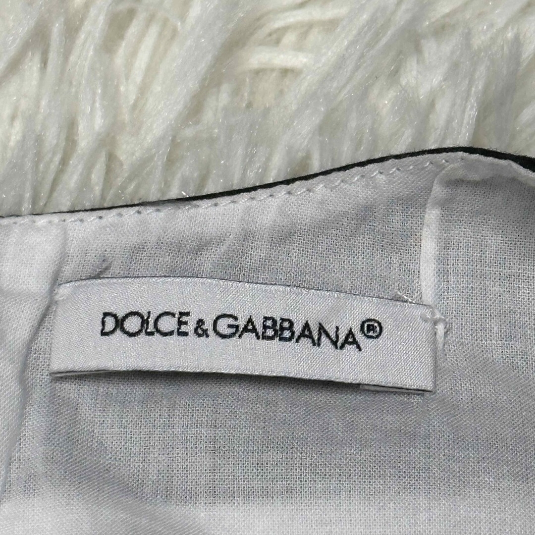 DOLCE&GABBANA(ドルチェアンドガッバーナ)のドルチェアンドガッバーナ　コットンワンピース　130-140【匿名配送】 キッズ/ベビー/マタニティのキッズ服女の子用(90cm~)(ワンピース)の商品写真