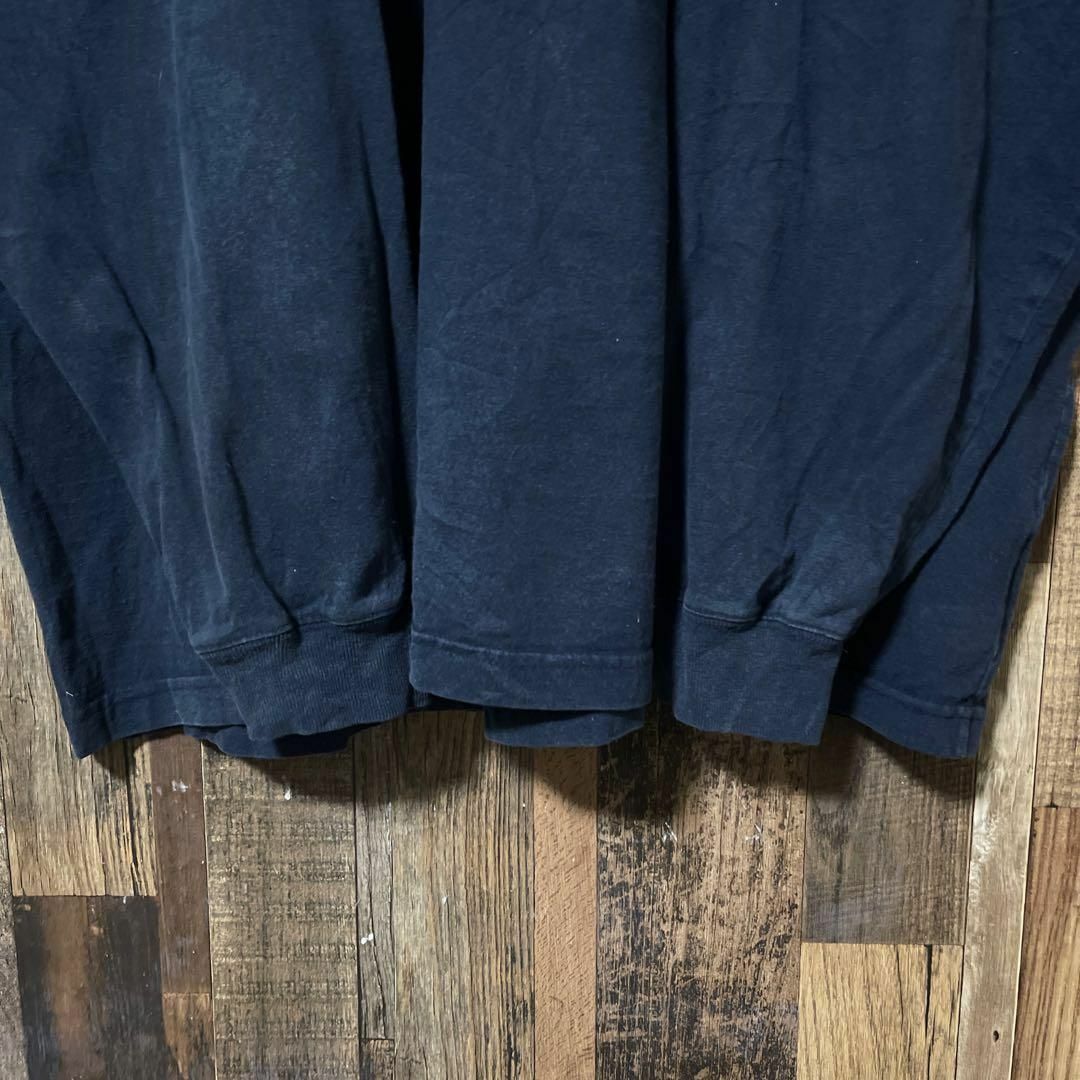 carhartt(カーハート)のメンズ カーハート ヘンリーネック ロンT ネイビー 2XL 長袖 Tシャツ メンズのトップス(Tシャツ/カットソー(半袖/袖なし))の商品写真