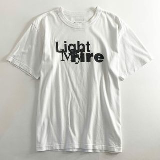 59e11 sacai サカイ 22SS Light my fire クルーネック プリント Tシャツ 半袖 22-0359S 3 ホワイト コットン