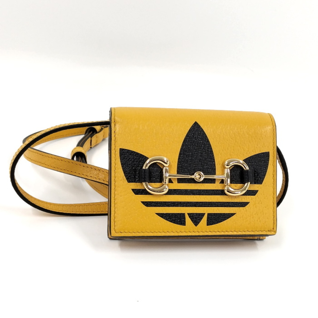 Gucci(グッチ)のGUCCI adidas コラボ ショルダー ウォレット ホースビット レザー レディースのファッション小物(財布)の商品写真
