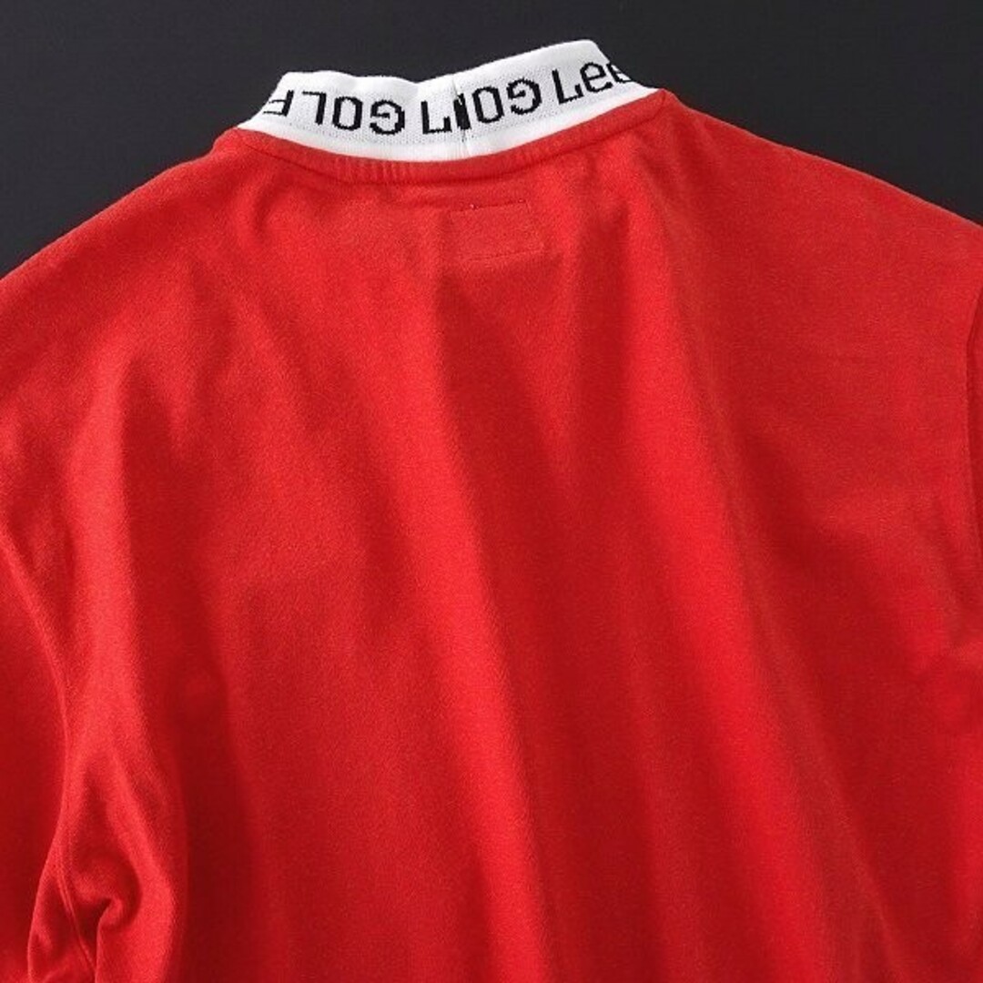 Lee(リー)の新品 1.3万 Lee GOLF リー Tシャツ カットソー  L 赤 スポーツ/アウトドアのゴルフ(ウエア)の商品写真
