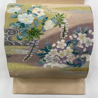 名古屋帯 美品 秀品 正絹 【中古】(帯)