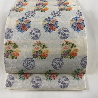 袋帯 美品 秀品 六通 正絹 【中古】