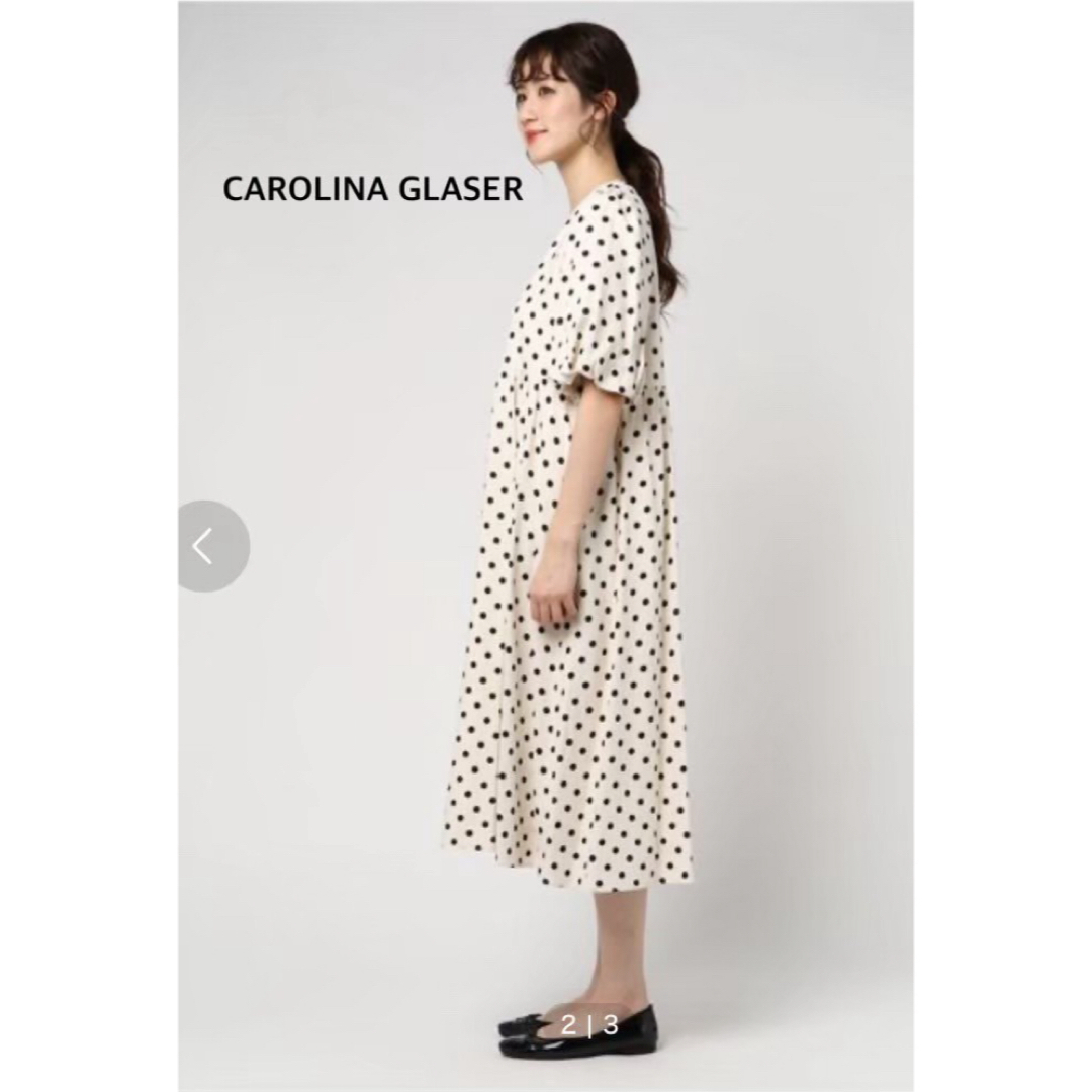 CAROLINA GLASER(カロリナグレイサー)の美品　カロリナグレイサー　ワンピース ロング  レディースのワンピース(ロングワンピース/マキシワンピース)の商品写真