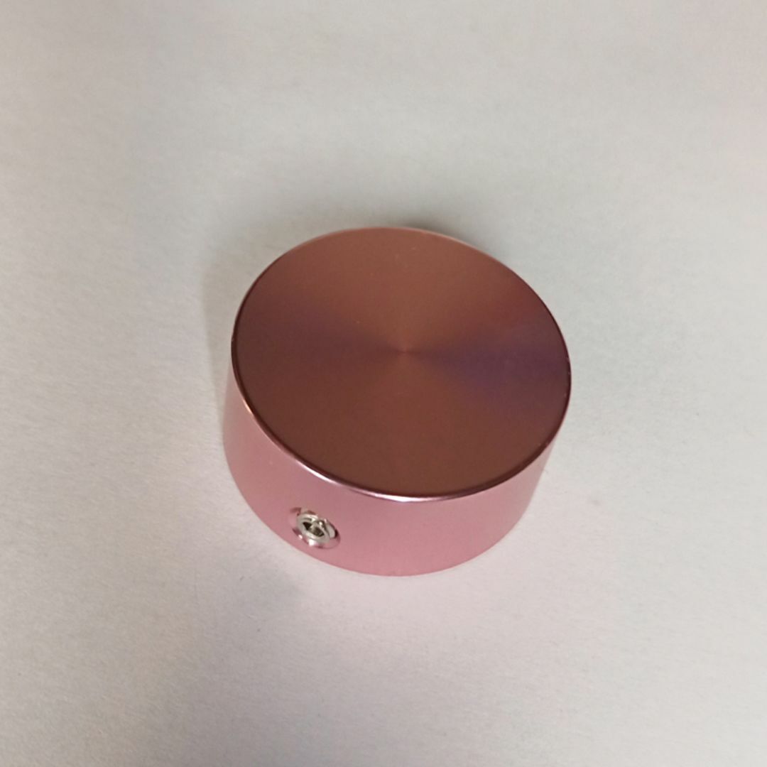 アルミニウム製 フットスイッチハット ピンク Pink 23x10mm 楽器のギター(エフェクター)の商品写真