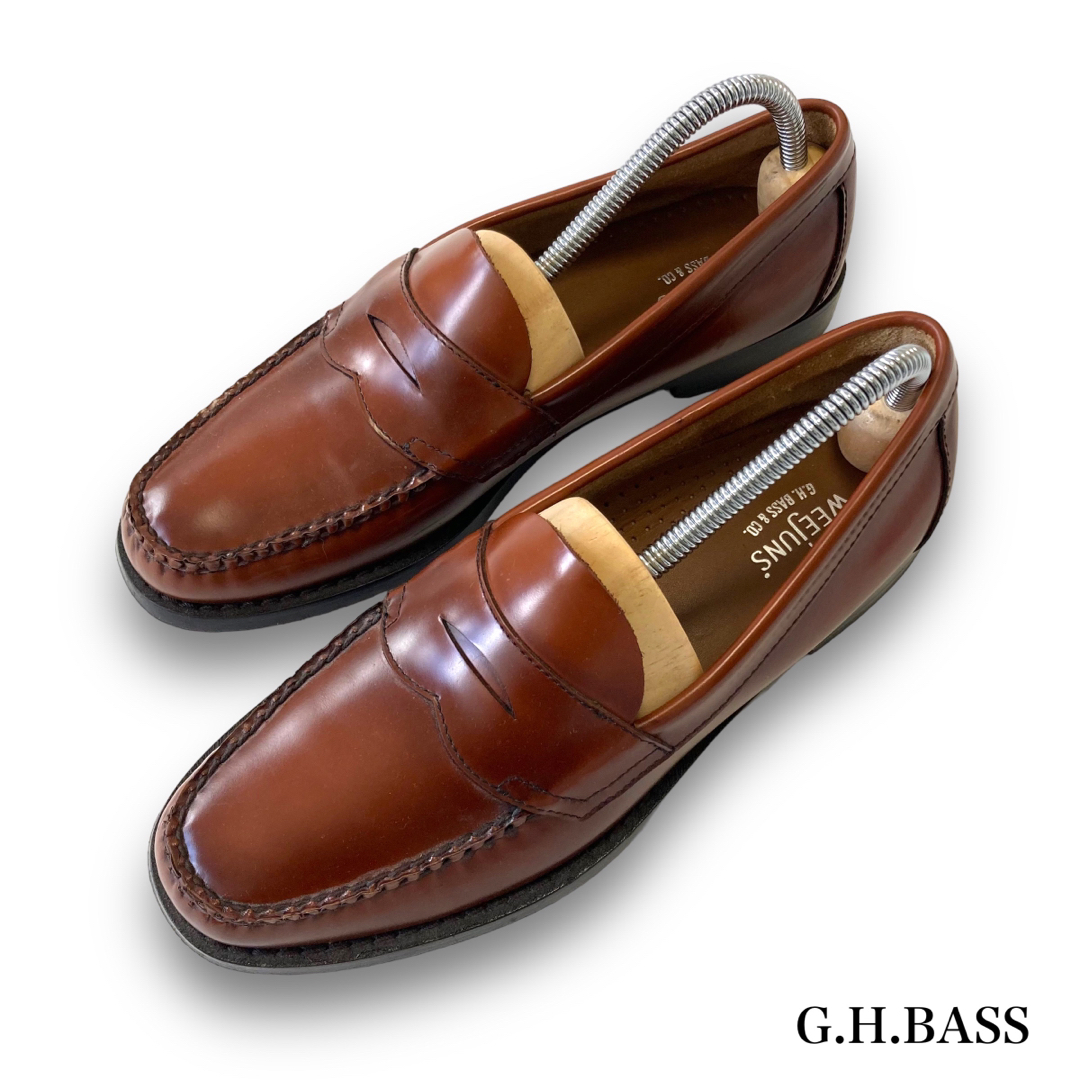G.H.BASS(ジーエイチバス)の【G.H.BASS】ジーエイチバス LOGAN ローガン コインローファー メンズの靴/シューズ(ドレス/ビジネス)の商品写真