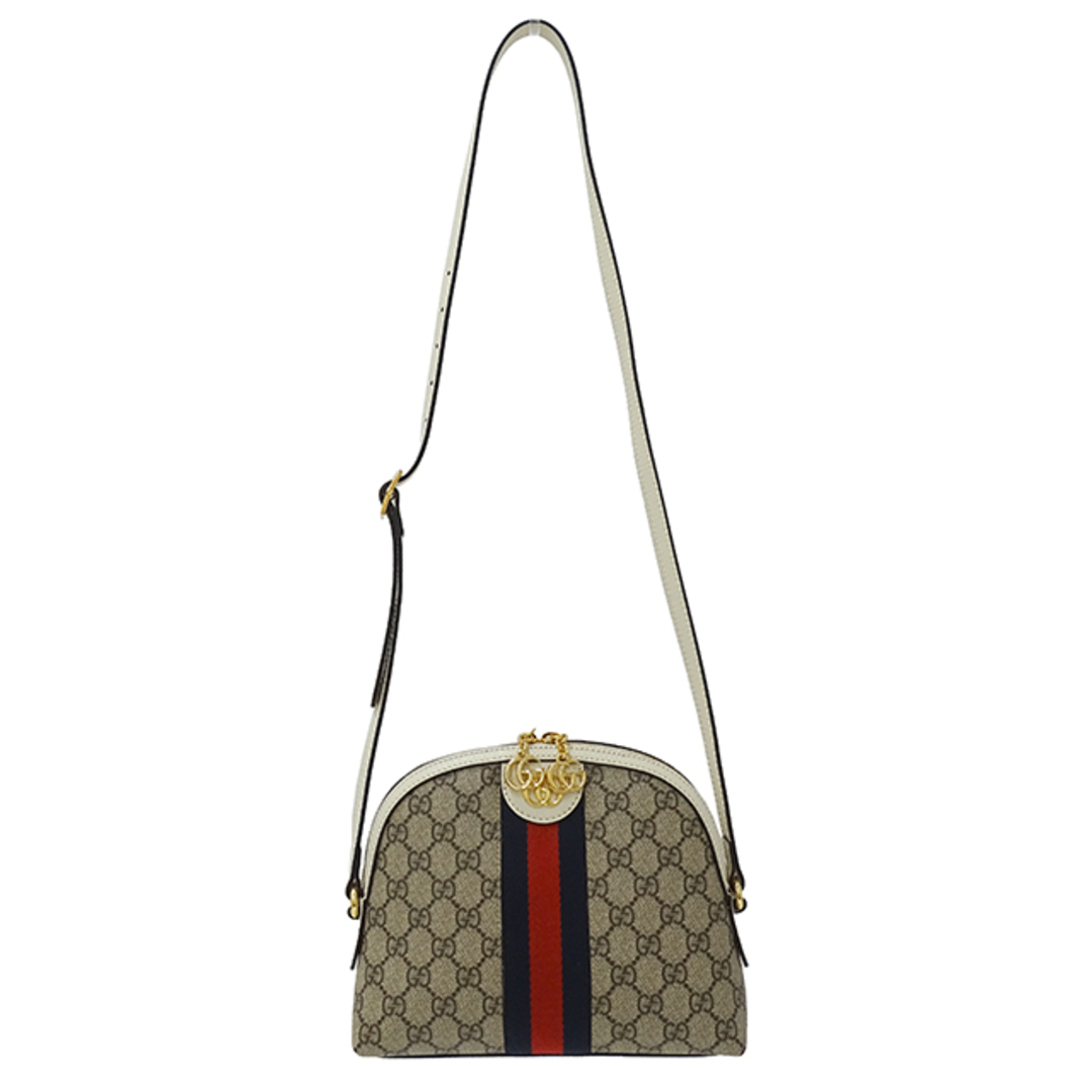 Gucci(グッチ)のグッチ GUCCI バッグ レディース ブランド オフィディア ショルダーバッグ ベージュ ホワイト 499621 肩がけ おしゃれ ロゴ 白 可愛い ゴールド金具 おでかけ 【中古】 レディースのバッグ(ショルダーバッグ)の商品写真