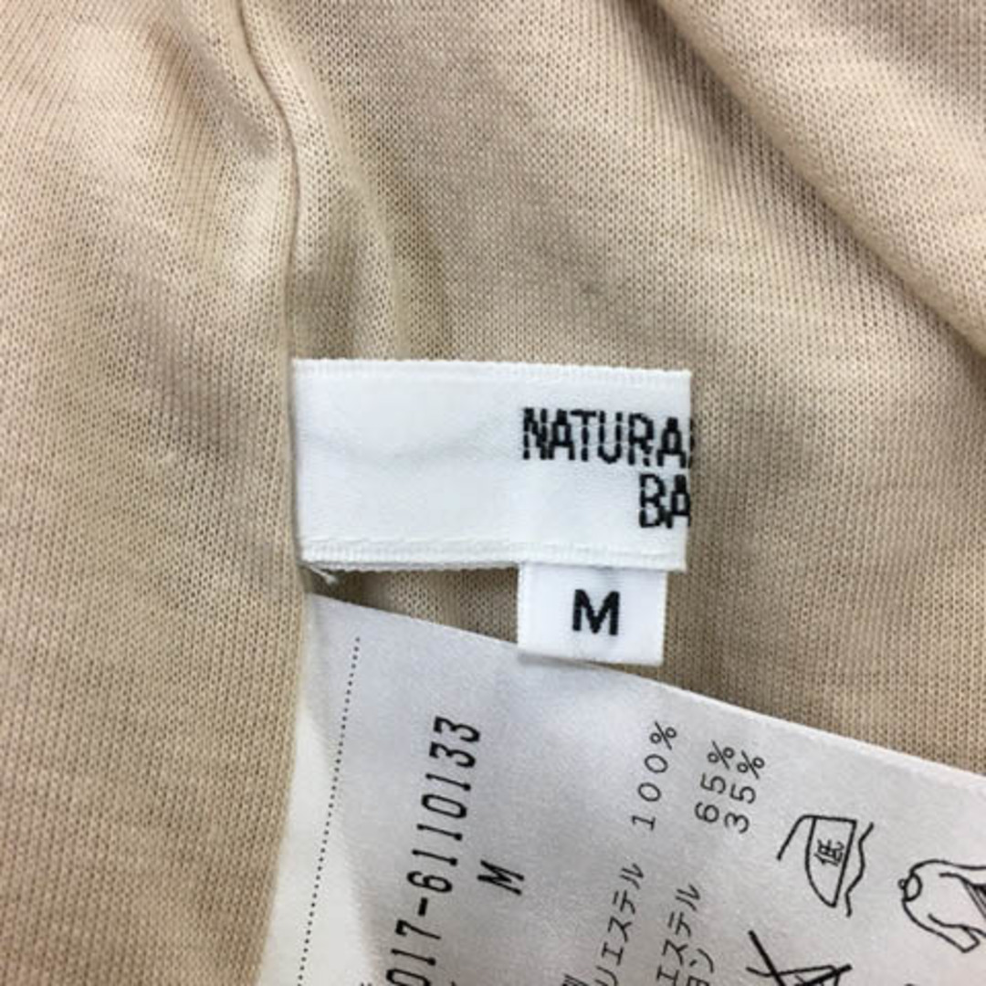 NATURAL BEAUTY BASIC(ナチュラルビューティーベーシック)のナチュラルビューティーベーシック ブラウス ラウンドネック 長袖 M レディースのトップス(シャツ/ブラウス(長袖/七分))の商品写真