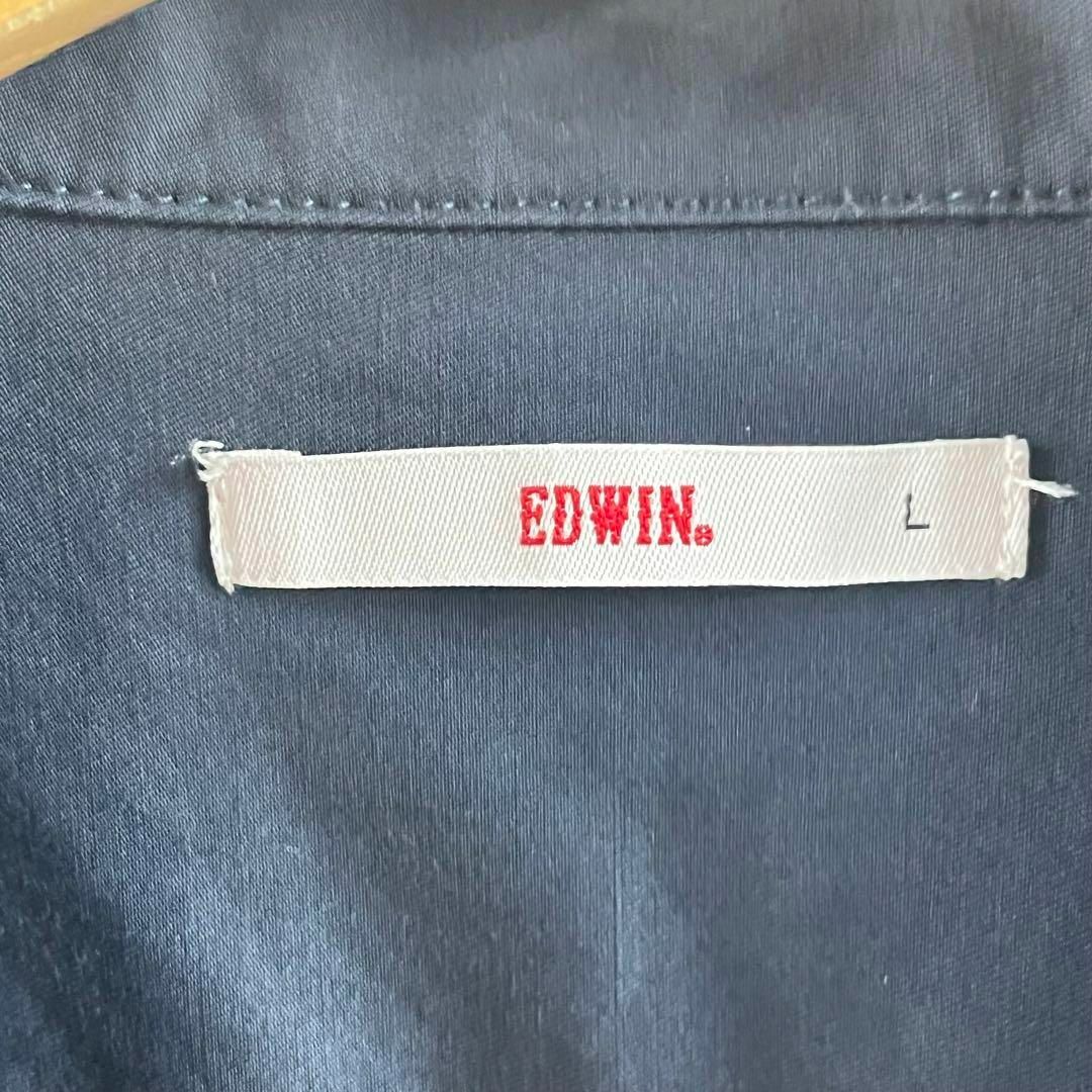 EDWIN(エドウィン)のエドウィン EDWIN ワークシャツ 無地 長袖  Lサイズ メンズのトップス(シャツ)の商品写真