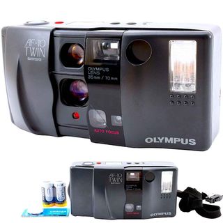 オリンパス(OLYMPUS)のOLYMPUS AF-10 TWIN 初心者さんでも安心かんたん操作 #7194(フィルムカメラ)