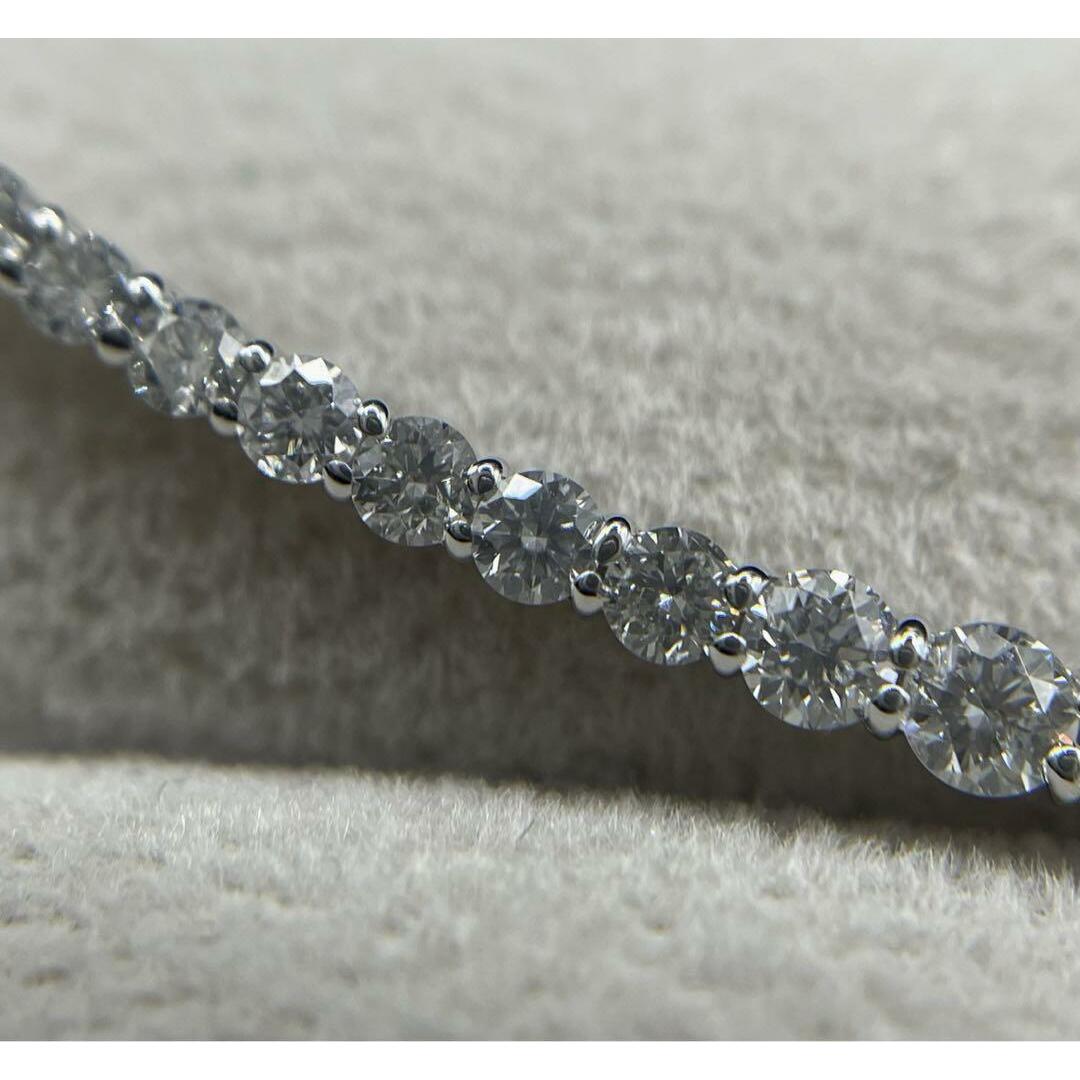 JE2★高級 ダイヤモンド1ct K18WG ネックレス レディースのアクセサリー(ネックレス)の商品写真