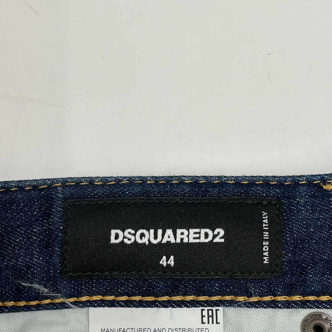 DSQUARED2(ディースクエアード)のディースクエアード S74LB0964 21年 セクシーツイスト ブリーチ ダメージ加工 デニムパンツ 44 メンズのパンツ(その他)の商品写真