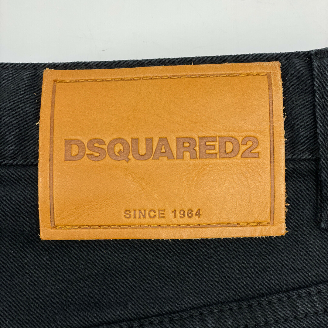 DSQUARED2(ディースクエアード)のディースクエアード S71LB0885 ブラック ストレッチ ダメージ スキニー デニム 44 メンズのパンツ(その他)の商品写真