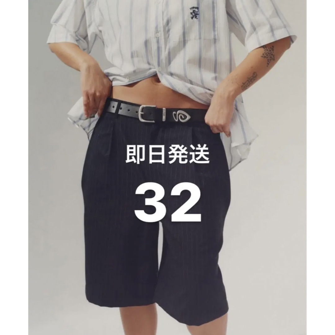 STUSSY(ステューシー)のStussy Volume Pleated Short Stripe Black メンズのパンツ(ショートパンツ)の商品写真