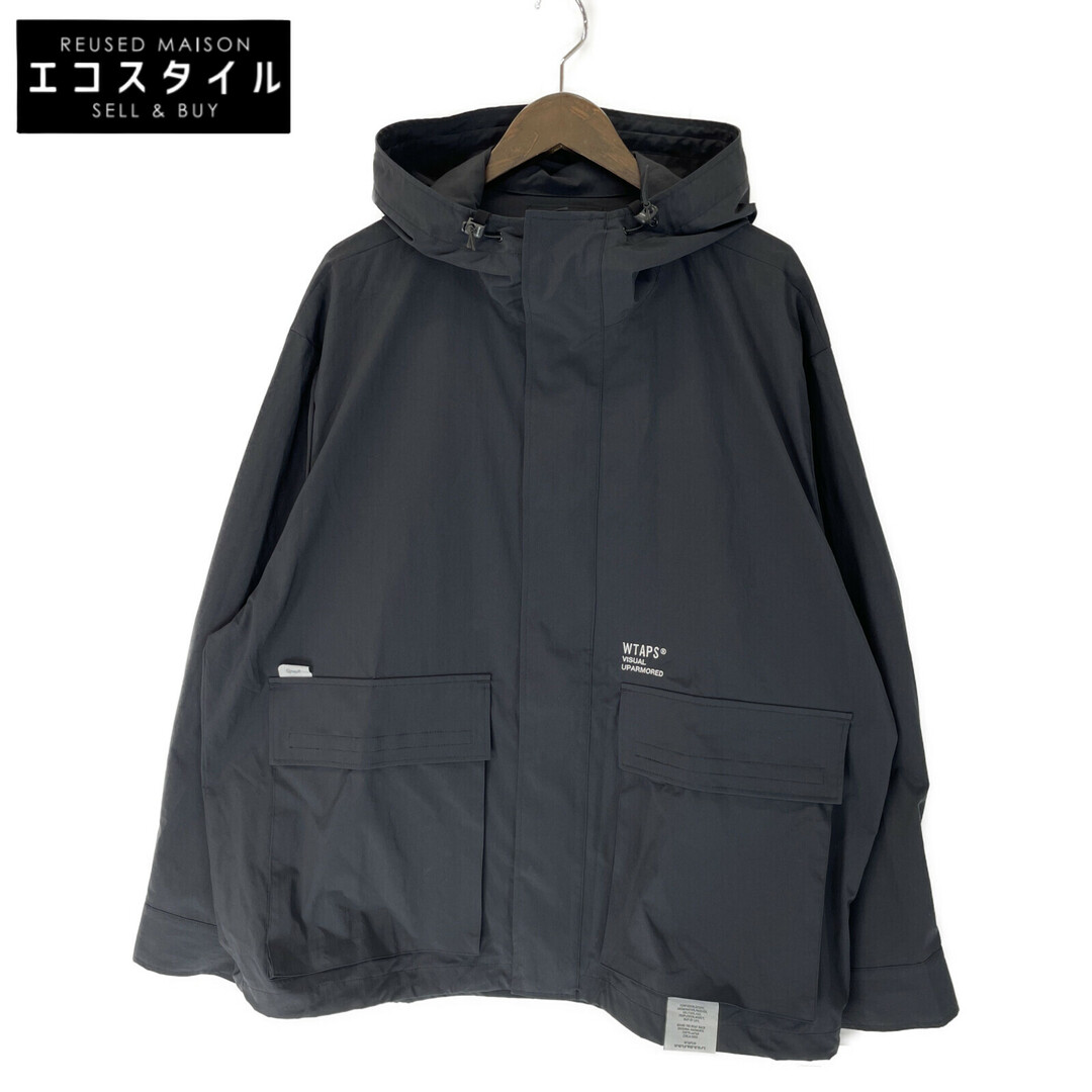 W)taps(ダブルタップス)のダブルタップス ブラック 22AW  222WVDTーSHM02 PLATEAU LS POLY TAFFETA FORTLESS 04 メンズのジャケット/アウター(その他)の商品写真