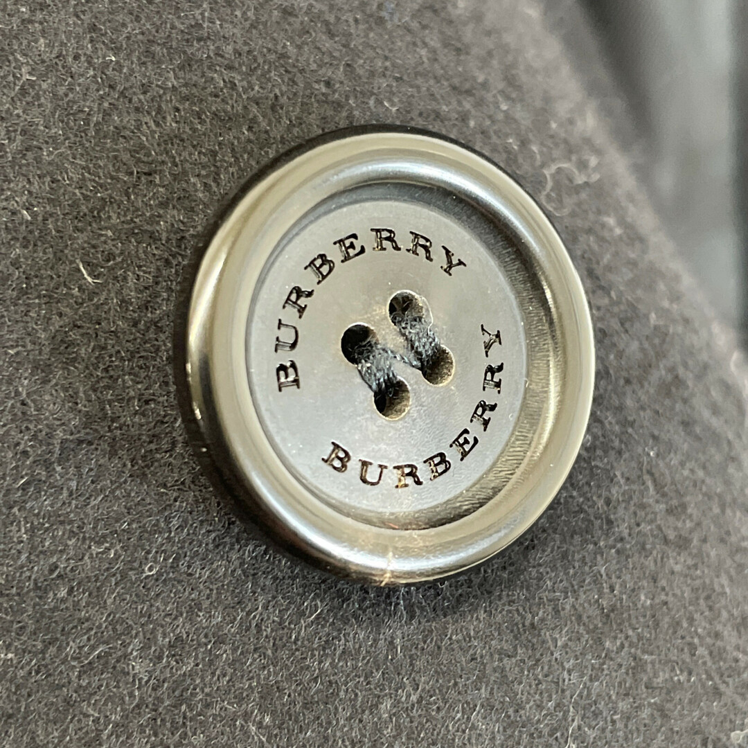 BURBERRY(バーバリー)のバーバリー ブラック 8077474 ウール ダブルコート 44 メンズのジャケット/アウター(その他)の商品写真