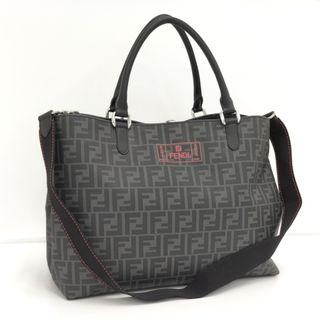 フェンディ(FENDI)のFENDI トートバッグ ズッカ PVCコーティング グレー 7VA467(トートバッグ)