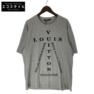 ルイヴィトン(LOUIS VUITTON)のルイヴィトン グレー RM171M CMS HBY05W フロッキークロスロゴTシャツ XXL(その他)