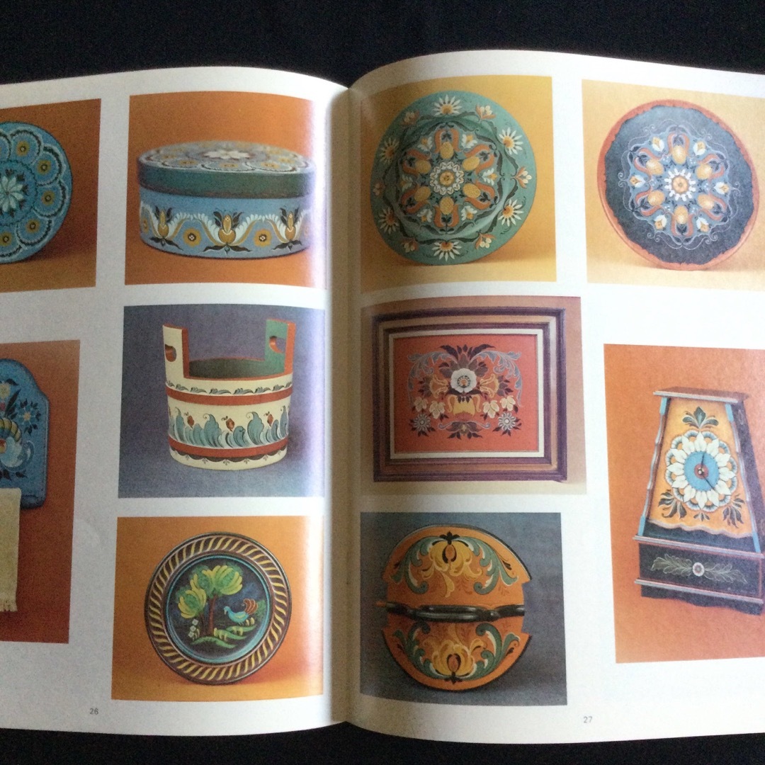 ローズマリング　トールペイント　ノルウェー　洋書　図案集　Rosemaling エンタメ/ホビーの本(洋書)の商品写真