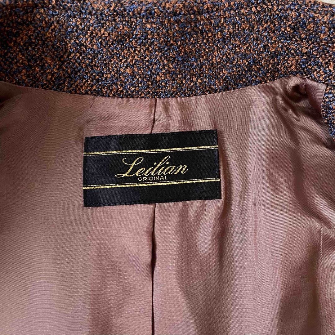 leilian(レリアン)のレリアン　シルク　アルパカジャケット　9 レディースのジャケット/アウター(ノーカラージャケット)の商品写真